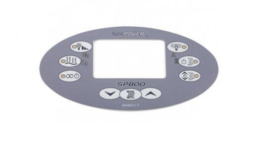 Autocollant clavier sp800 oval davey spa power