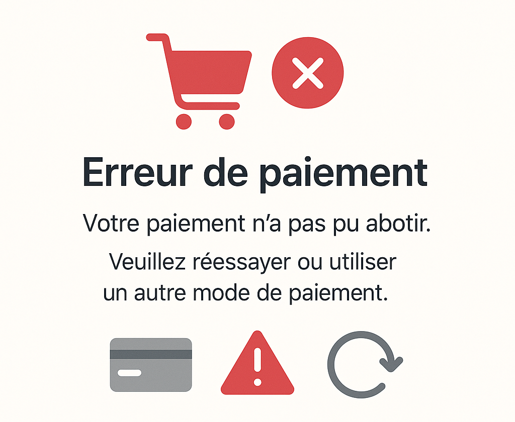 ERREUR de Paiement