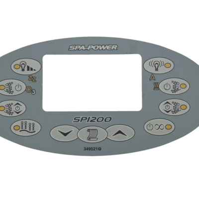 Davey spa quip sp1200 overlay oval touchpad control sticker power 1200 pool 974 900x